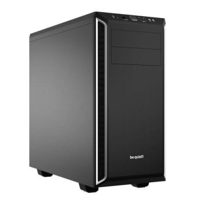 Be quiet! skříň PURE BASE 600 / MidT / bez zdroje / 2xUSB 3.0 / černo-stříbrná