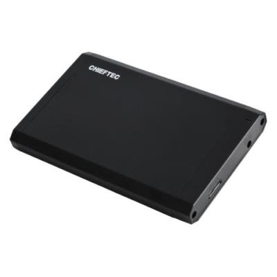 CHIEFTEC externí box USB3.0 pro 2,5" HDD/SSD, hliníkový 