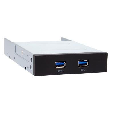 CHIEFTEC interní box do 3,5", 2x USB3.0, černý