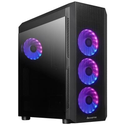 CHIEFTEC MidT Scorpion 4 GL-04B-OP / ATX / 2x USB3.0 / 1x USB2.0 / 4x120mm fan / ARGB/ průhledná bočnice / černá