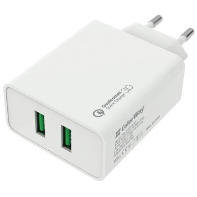 ColorWay napájecí adaptér 2x USB 36W