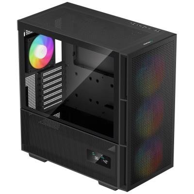 DEEPCOOL skříň CH560 / MidT/ 3x140 a 120mm ARGB fan / USB 3.0 / tvrzené sklo / bílá