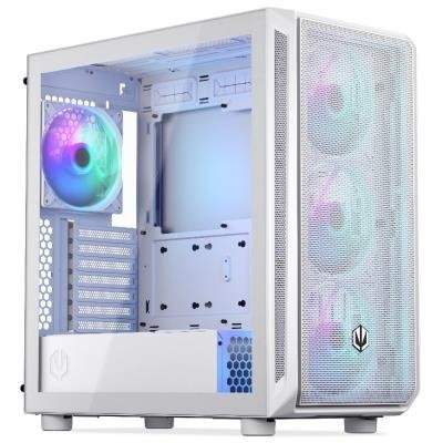 Endorfy skříň Arx 700 ARGB / ATX / 4x 140 ARGB fan (až 8 fans) / 2x USB / USB-C / mesh p. / tvrzené sklo / bílá