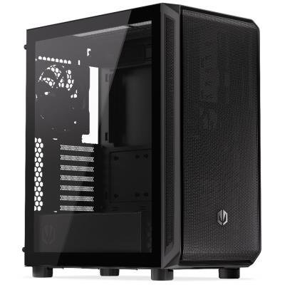 Endorfy skříň Arx 500 ARGB / ATX / 4 x 140 ARGB fan (až 7 fans) / 2xUSB-A / USB-C / tvrzené sklo  / mesh panel /  černá 