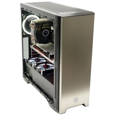 MICRONICS case MASTER T4000/ no PSU/ ATX/ 1x USB3.0/ 2x USB2.0/ side glass/ front ALU/ black