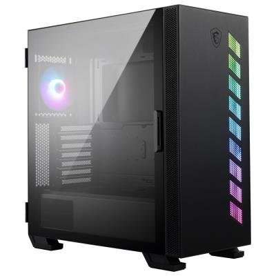 MSI case MAG VAMPIRIC 300R/ no PSU/ tempered glass/ 1x 120mm ARGB fan/1x USB3.1 Type-C/2x USB3.1/ black