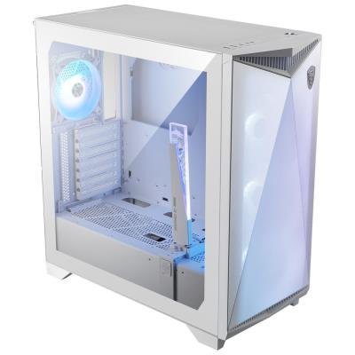 MSI case MPG GUNGNIR 300R AIRFLOW WHITE/ no PSU/ 4x 120 mm A-RGB fan/ 1x USB-C/ 2x USB3.2