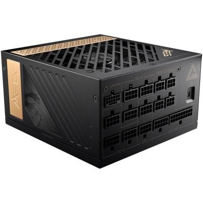 MSI case MEG Ai1300P PCIE5/ 1300W/ ATX3.1/ act. PFC/ 10 year warranty/ 120mm fan/ full modular/ 80PLUS Platinum