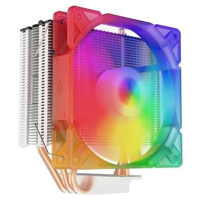OPRAVENÉ - SilentiumPC chladič CPU Spartan 4 MAX EVO ARGB/ ultratichý/ 120mm fan/ 3 heatpipes/ PWM/ pro Intel i AMD