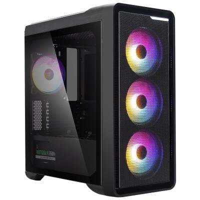 Zalman skříň M3 Plus RGB / Mini tower / Micro ATX / USB 3.0 / 2x USB 2.0 / RGB / průhledná bočnice