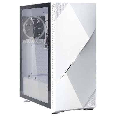 Zalman skříň Z3 Iceberg white / Middle tower / ATX / 2x120mm fan / temperované sklo / bílé