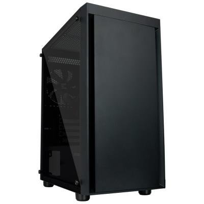 Zalman skříň T3 PLUS / mATX / 2 x 120 mm fan / 2xUSB 2.0 / USB 3.0 / tvrzené sklo / černá 