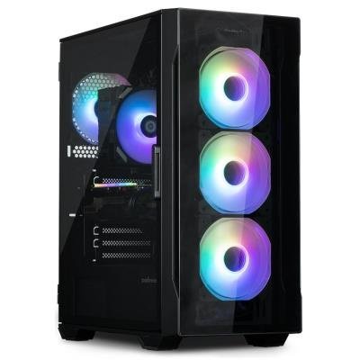 Zalman skříň I3 Neo / middle tower / ATX / 4x120 ARGB RGB / 2xUSB 3.0 / 1xUSB 2.0 / skl. přední panel i bočnice / černý