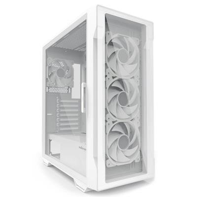 Zalman skříň I3 Neo / middle tower / ATX / 4x120 ARGB fan / 2xUSB 3.0 / 1xUSB 2.0 / skl. přední panel i bočnice / bílá