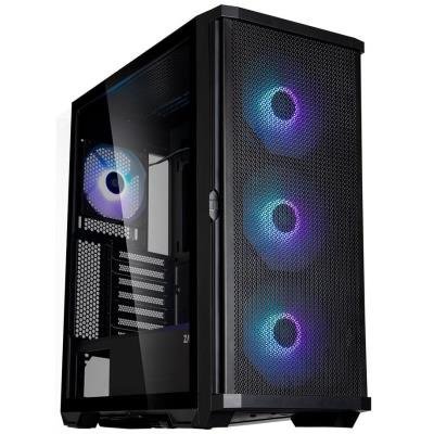 Zalman skříň Z10 Plus / ATX / 4x120 mm ARGB fan / 2xUSB 3.0 / USB-C / mesh panel / tvrzené sklo