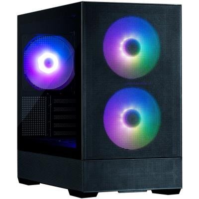 Zalman skříň P30 AIR Black / miniT / 3x140mm fan ARGB / USB 3.0 / USB-C / temperované sklo / mesh panel / černá