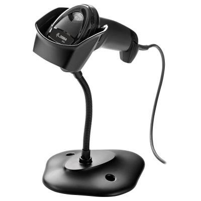 ZEBRA Ruční čtečka čárových kódů DS2208-SR / 1D/2D / BLACK (WITH STAND)/USB KIT