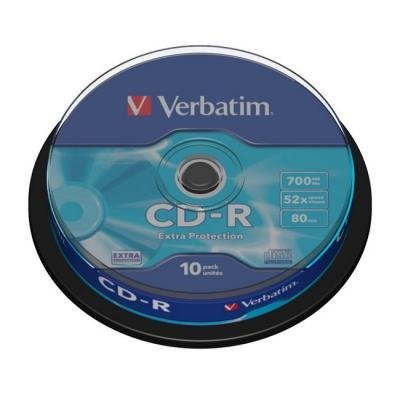 CD médium Verbatim CD-R80 700MB 10ks