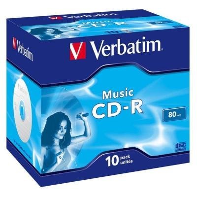 CD médium Verbatim CD-R80 700MB AUDIO 10ks