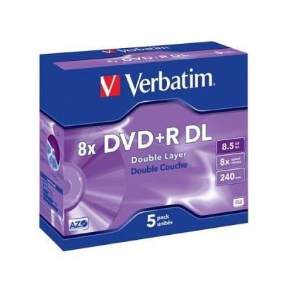 DVD médium Verbatim DVD+R 8,5GB 5ks