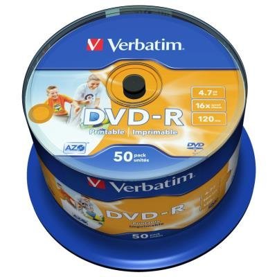 DVD médium Verbatim DVD-R 4,7GB 50ks