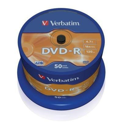 DVD médium Verbatim DVD-R 4,7GB 50ks