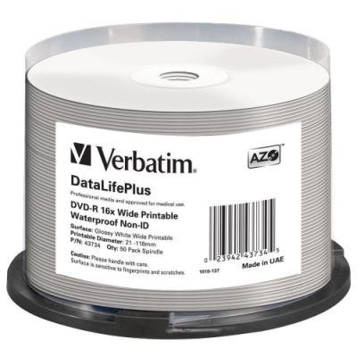 DVD médium Verbatim DVD-R 4,7 GB 50 ks