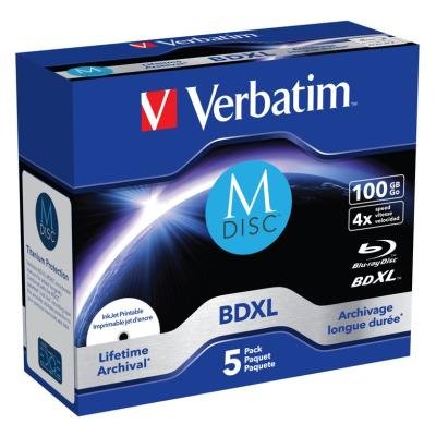 Blu-Ray médium Verbatim M-DISC BDXL 100GB 5ks