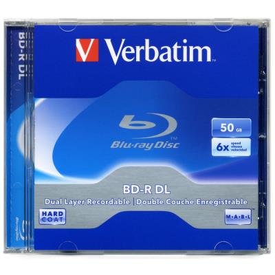 Blu-Ray médium Verbatim BD-R DL 50GB 1ks