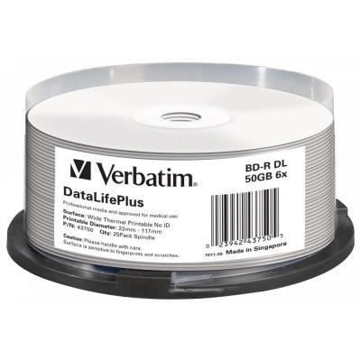 Blu-Ray médium Verbatim BD-R DL DataLifePlus 50GB