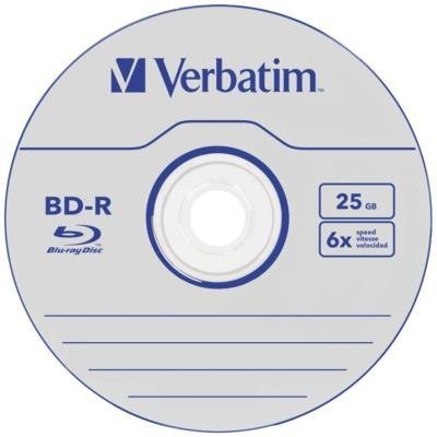 Blu-Ray médium Verbatim BD-R DataLife 25GB 1ks