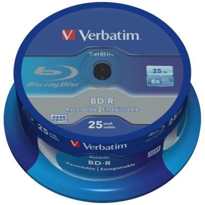 Blu-Ray médium Verbatim BD-R DataLife 25GB 25ks