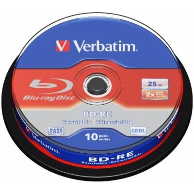 Blu-Ray médium Verbatim BD-RE 25GB 10ks