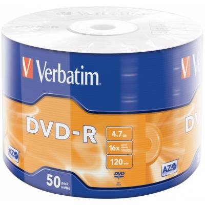 DVD médium Verbatim DVD-R 4,7GB 50ks