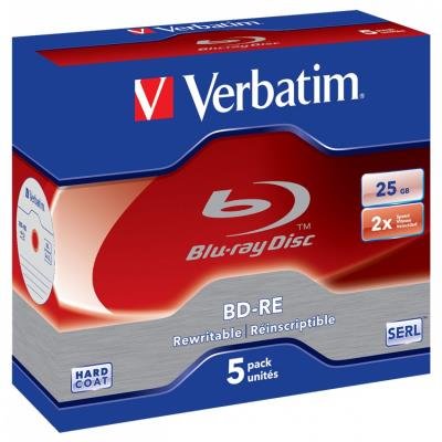 Verbatim BD-RE 25GB 5ks