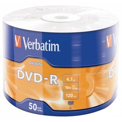 Verbatim DVD-R DataLife 4,7GB 50ks