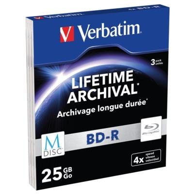 Verbatim M-DISC BD-R 25GB 3ks