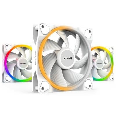 Be quiet! / ventilátor Light Wings White / 120mm / PWM / 3-pack / bílý