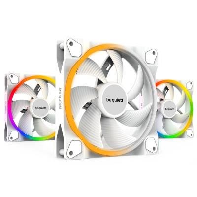 Be quiet! / ventilátor Light Wings White / 140mm / PWM / 3-pack / bílý