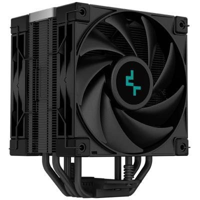 DEEPCOOL chladič AK400 Zero Dark Plus / 120mm fan / 4x heatpipes / PWM / pro Intel i AMD / komplet černý