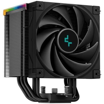 DEEPCOOL chladič AK500 Digital / 120mm fan / 5x heatpipes / PWM / pro Intel i AMD / RGB / černý