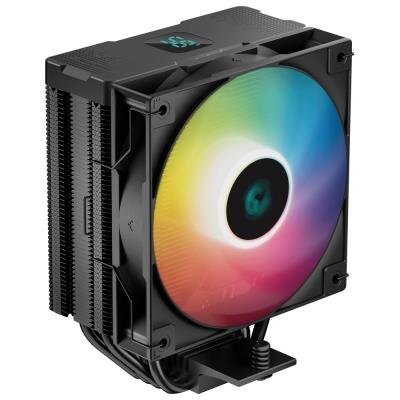 DEEPCOOL chladič AG400 Digital / 120mm fan ARGB / 4x heatpipes / PWM / pro Intel i AMD / černý