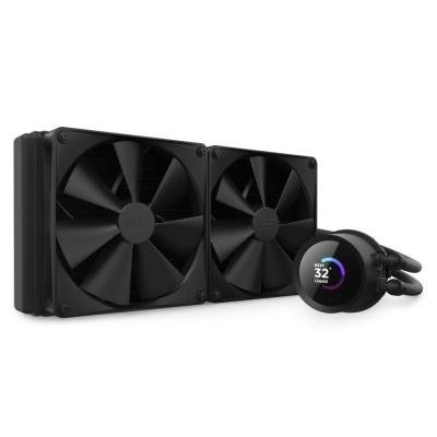 NZXT vodní chladič Kraken 280 / 2x140mm fan / 4-pin PWM / LCD disp. / 6 let