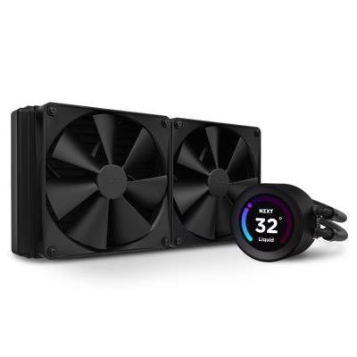 NZXT vodní chladič Kraken 280 ELITE / 2x140mm fan / 4-pin PWM / LCD disp. / 6 let