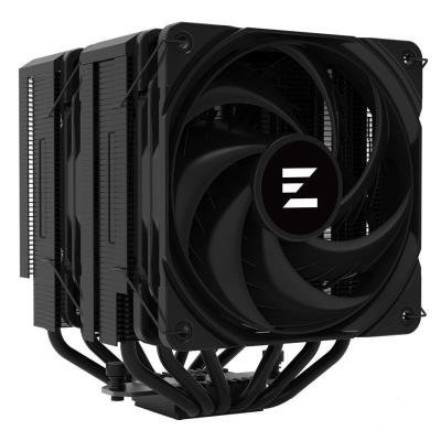 Zalman chladič CPU CNPS14X DUO Black / dual tower / 120mm ventilátor / 6x heatpipe / PWM / výška 159mm / pro AMD i Intel