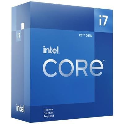 INTEL Core i7-12700F / Alder Lake / LGA1700 / max. 4,9GHz / 12C/20T / 25MB / 65W TDP / BOX vč. chladiče