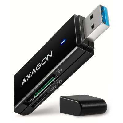 AXAGON čtečka paměťových karet MicroSD/SD SUPERSPEED / CRE-S2N / USB-A 3.2 Gen1 / 