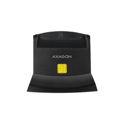 AXAGON čtečka kontaktních smart karet (eObčanka), microSD/SD, SIM karet / CRE-SM2 / USB 2.0 / 1,3m