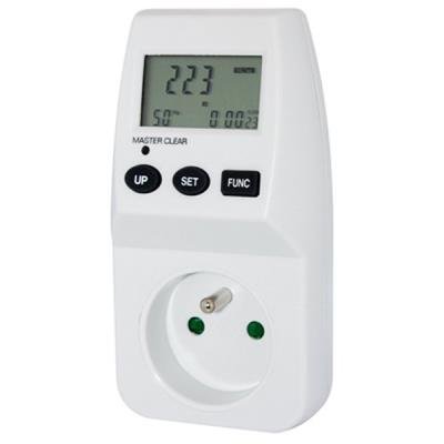 Watt and Energy Meter- socket 230V/16A - GridFree