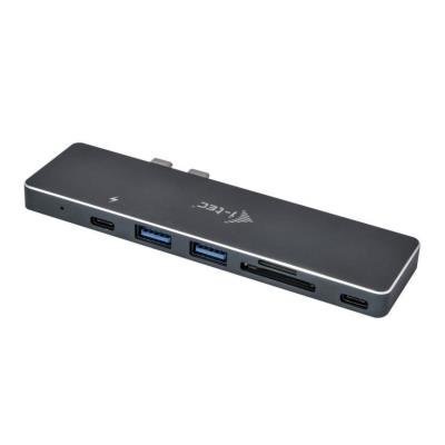 OPRAVENÉ - i-tec dokovací stanice USB-C Metal/ 2x USB 3.1 Type C/ HDMI/ SD/MicroSD/ for Apple MacBook Pro + Power Delive...